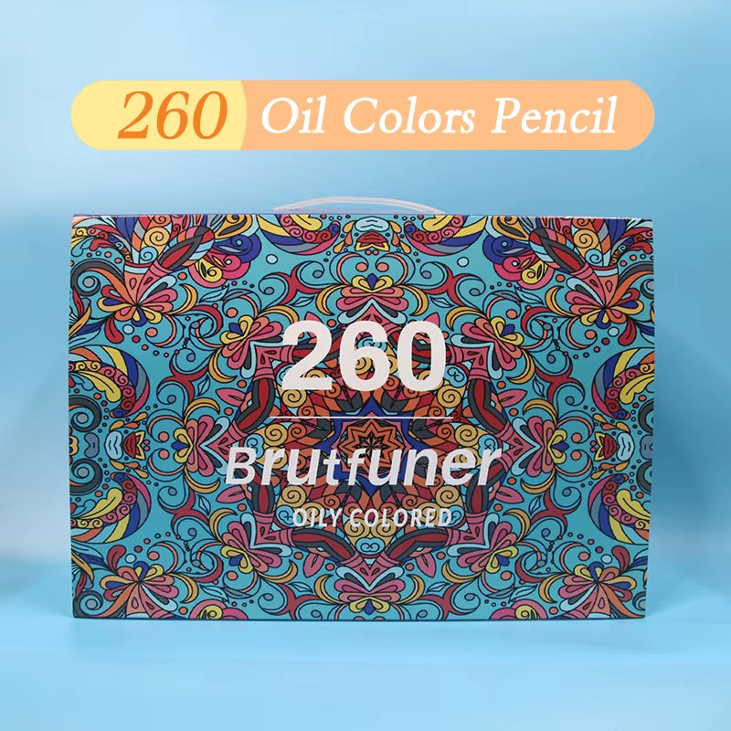 Coffret Crayons de Couleur Huile & Aquarelle – 12 à 260 pcs, Art et Dessin