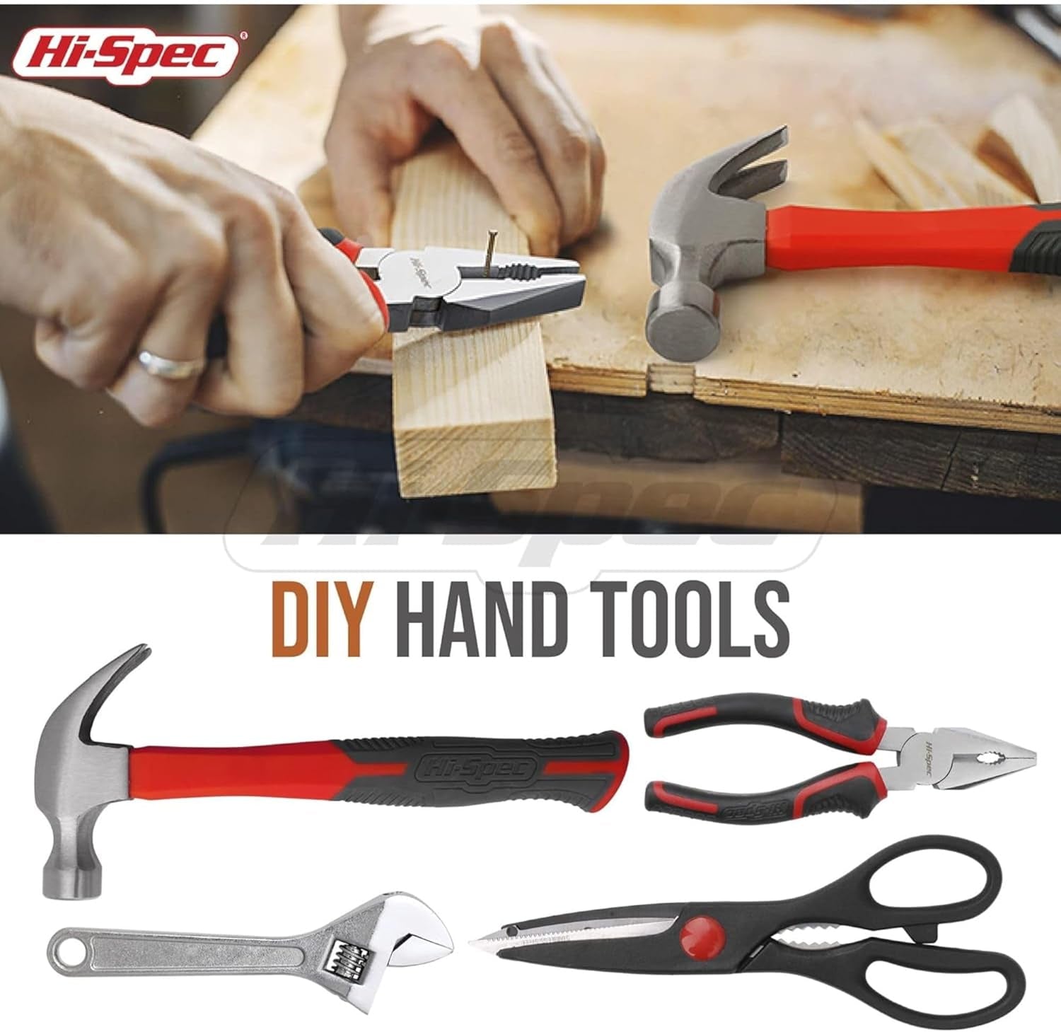 Boîte à Outils Complète 54 Pièces Hi-Spec – Kit de Bricolage Polyvalent