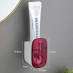 Distributeur automatique de dentifrice mural, presse dentifrice, porte-brosse à dents, accessoires pour les paresseux, 1 pièce