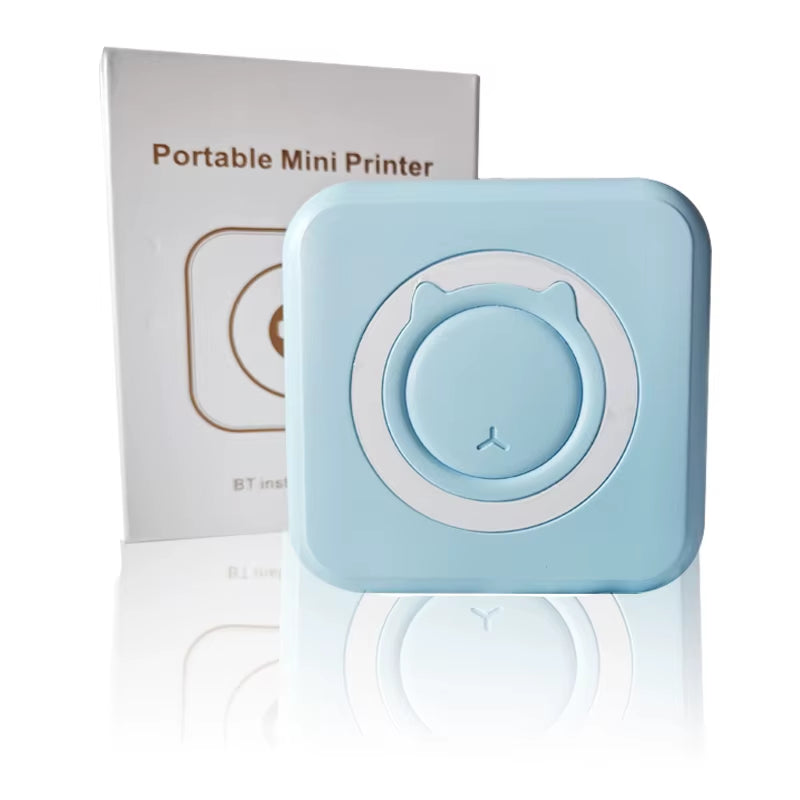 Imprimante Thermique Portable Mini – 203dpi, Bluetooth, Sans Encre