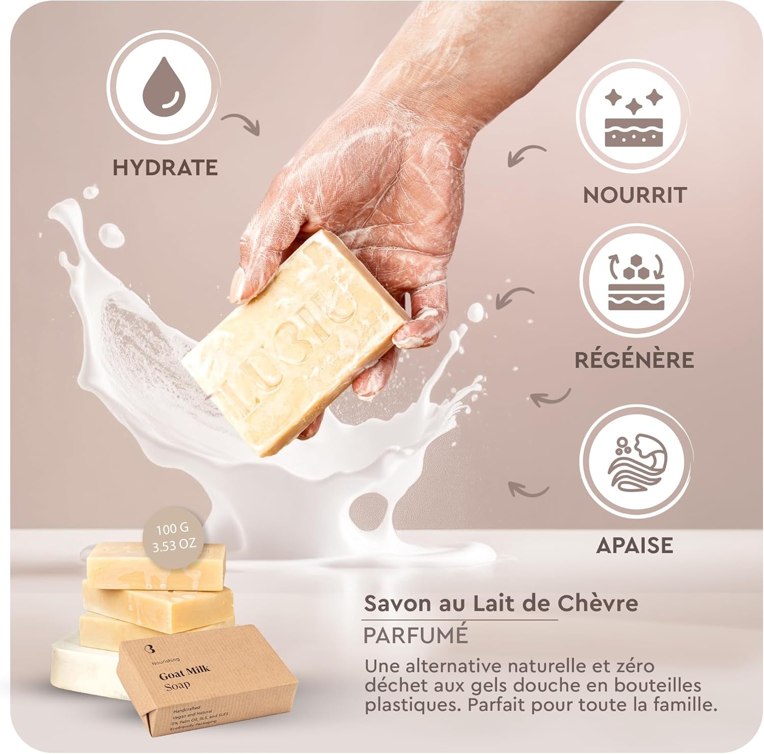 Savon Lait De Chevre - 100G