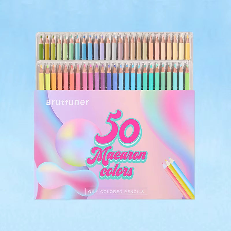 Coffret Crayons de Couleur Huile & Aquarelle – 12 à 260 pcs, Art et Dessin