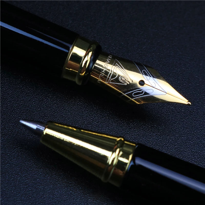 Stylo Plume & Stylo Roller Métal – Écriture Élégante & Cadeau Distingué