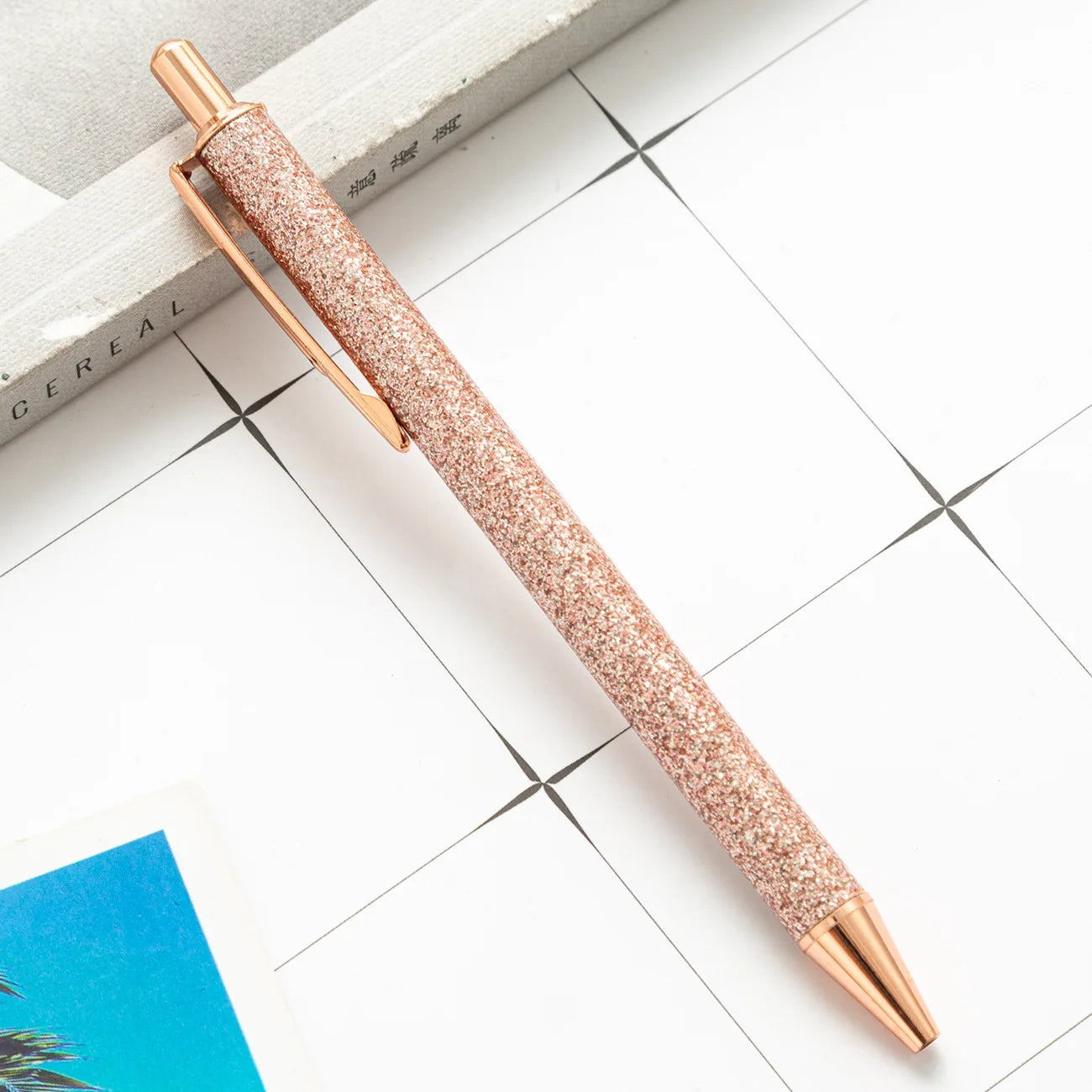 Stylo Bille Métal Rose Gold – Élégant, Luxe & Étincelant