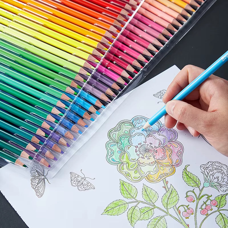 Coffret Crayons de Couleur Huile & Aquarelle – 12 à 260 pcs, Art et Dessin