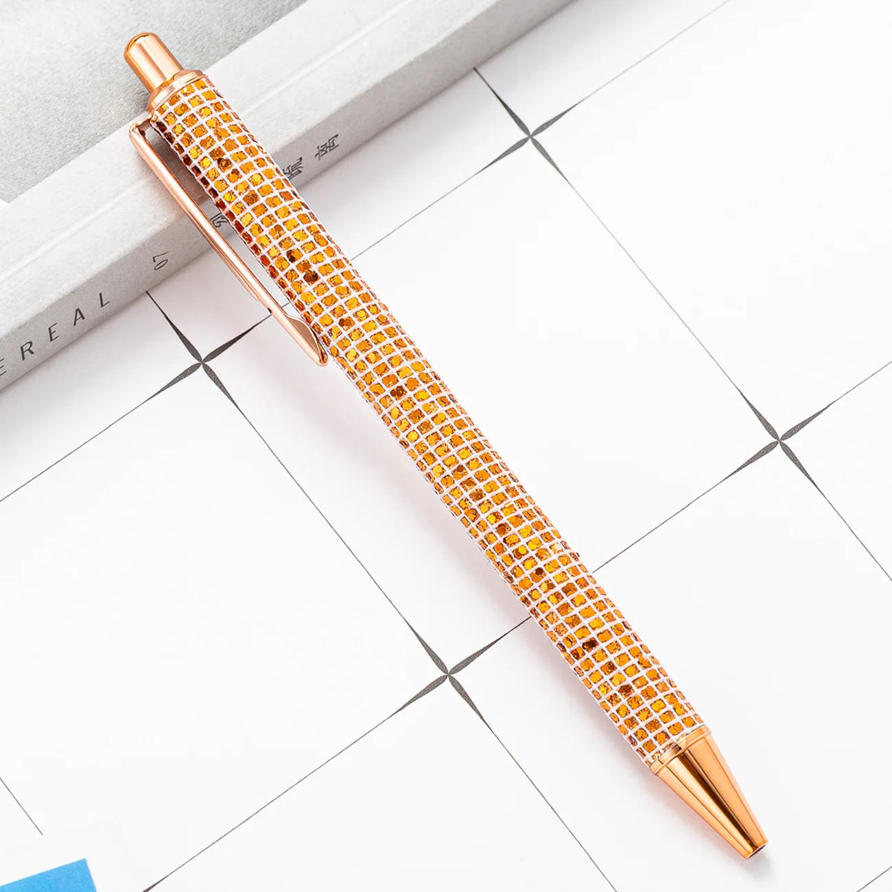 Stylo Bille Métal Rose Gold – Élégant, Luxe & Étincelant