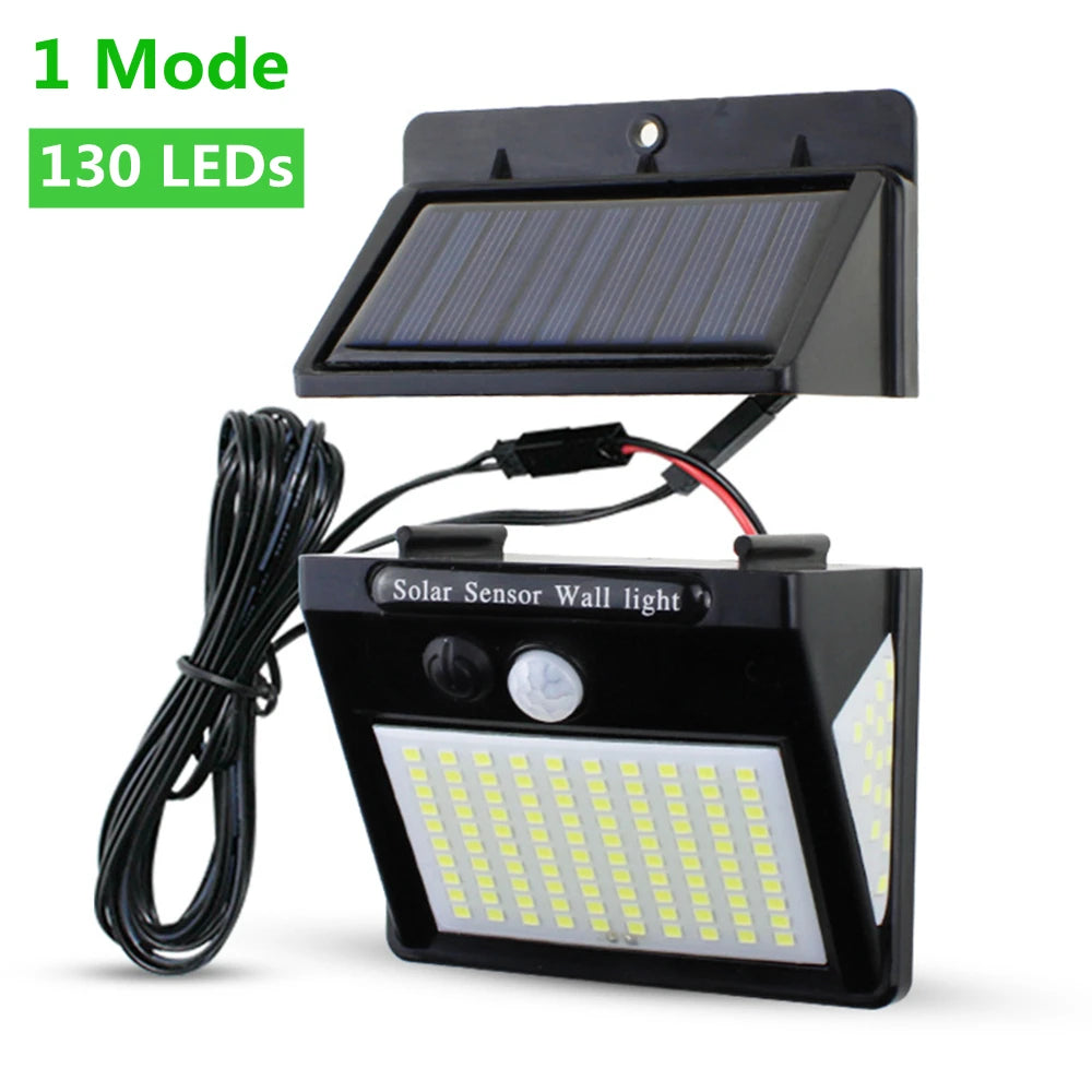 Titre produit : Projecteur Solaire Extérieur 100/144 LED – Éclairage Sécurisé avec Détecteur de Mouvement
