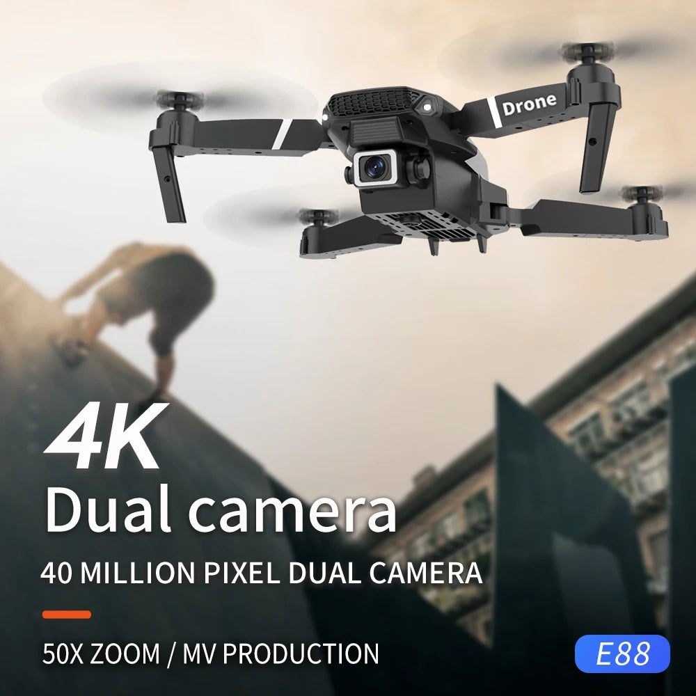 Drone Pliable avec Caméra 1080P/4K – WiFi FPV, Vol Stable & Multifonctions