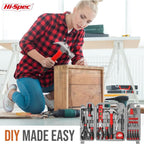 Boîte à Outils Complète 54 Pièces Hi-Spec – Kit de Bricolage Polyvalent