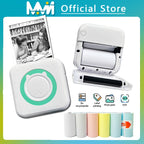 Imprimante Thermique Portable Mini – 203dpi, Bluetooth, Sans Encre