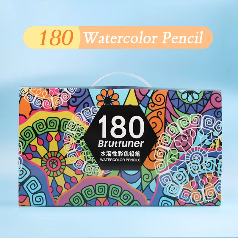 Coffret Crayons de Couleur Huile & Aquarelle – 12 à 260 pcs, Art et Dessin