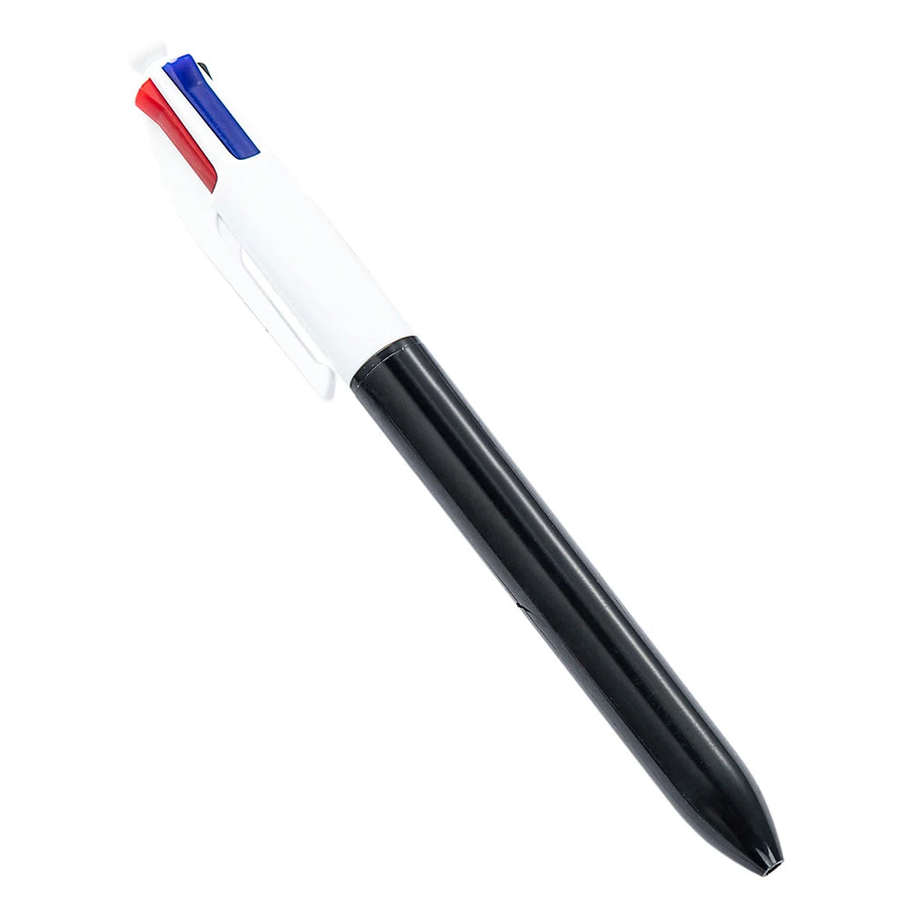 4 Colours Ballpoint Pens Push Hands Accounting Pens Highlighting Markers Student Stationery Gifts