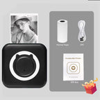 Imprimante Thermique Portable Mini – 203dpi, Bluetooth, Sans Encre