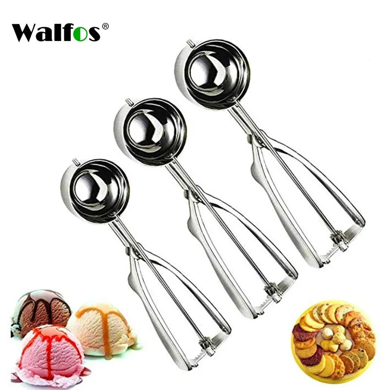 WALFOS Cuillère à Glace et Purée 4/5/6 cm 