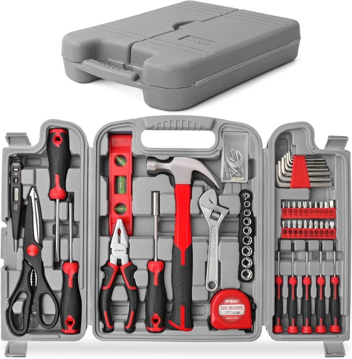 Boîte à Outils Complète 54 Pièces Hi-Spec – Kit de Bricolage Polyvalent