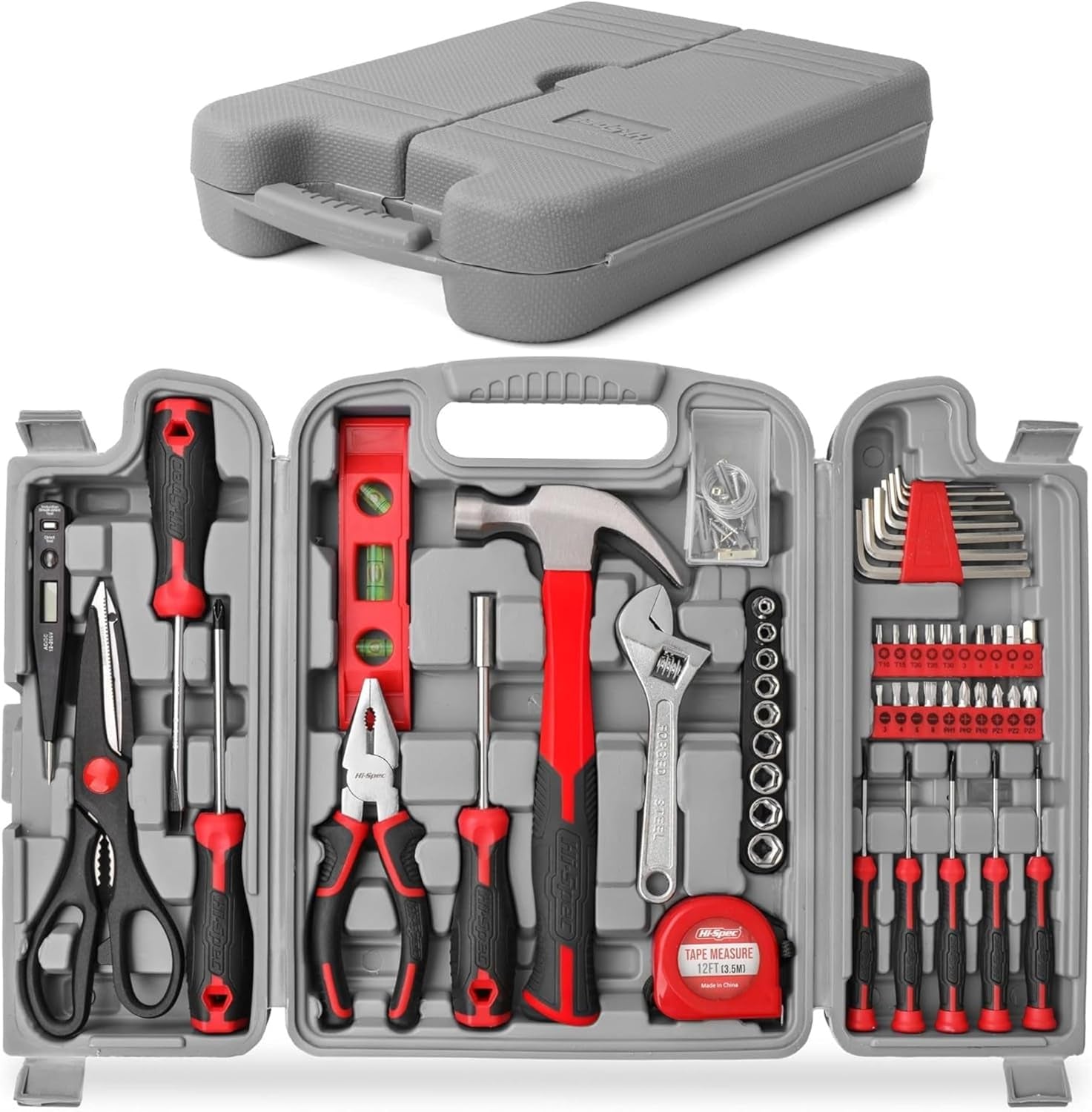 Boîte à Outils Complète 54 Pièces Hi-Spec – Kit de Bricolage Polyvalent