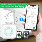 Imprimante Thermique Portable Mini – 203dpi, Bluetooth, Sans Encre