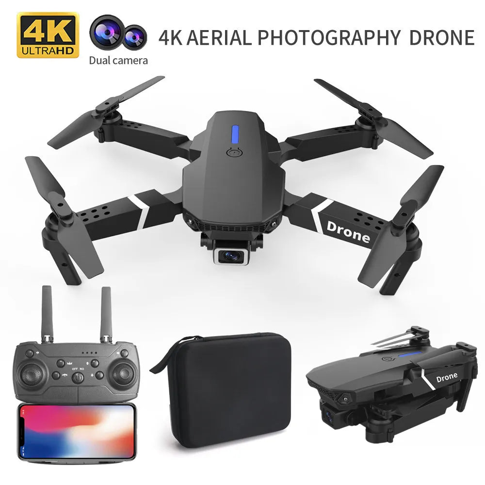 Drone Pliable avec Caméra 1080P/4K – WiFi FPV, Vol Stable & Multifonctions
