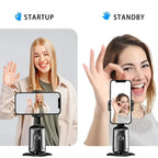Cardan intelligent à 360° avec suivi automatique du visage, support de téléphone intelligent pour smartphone, vidéo, vlog, stabilisateur en direct, trépied
