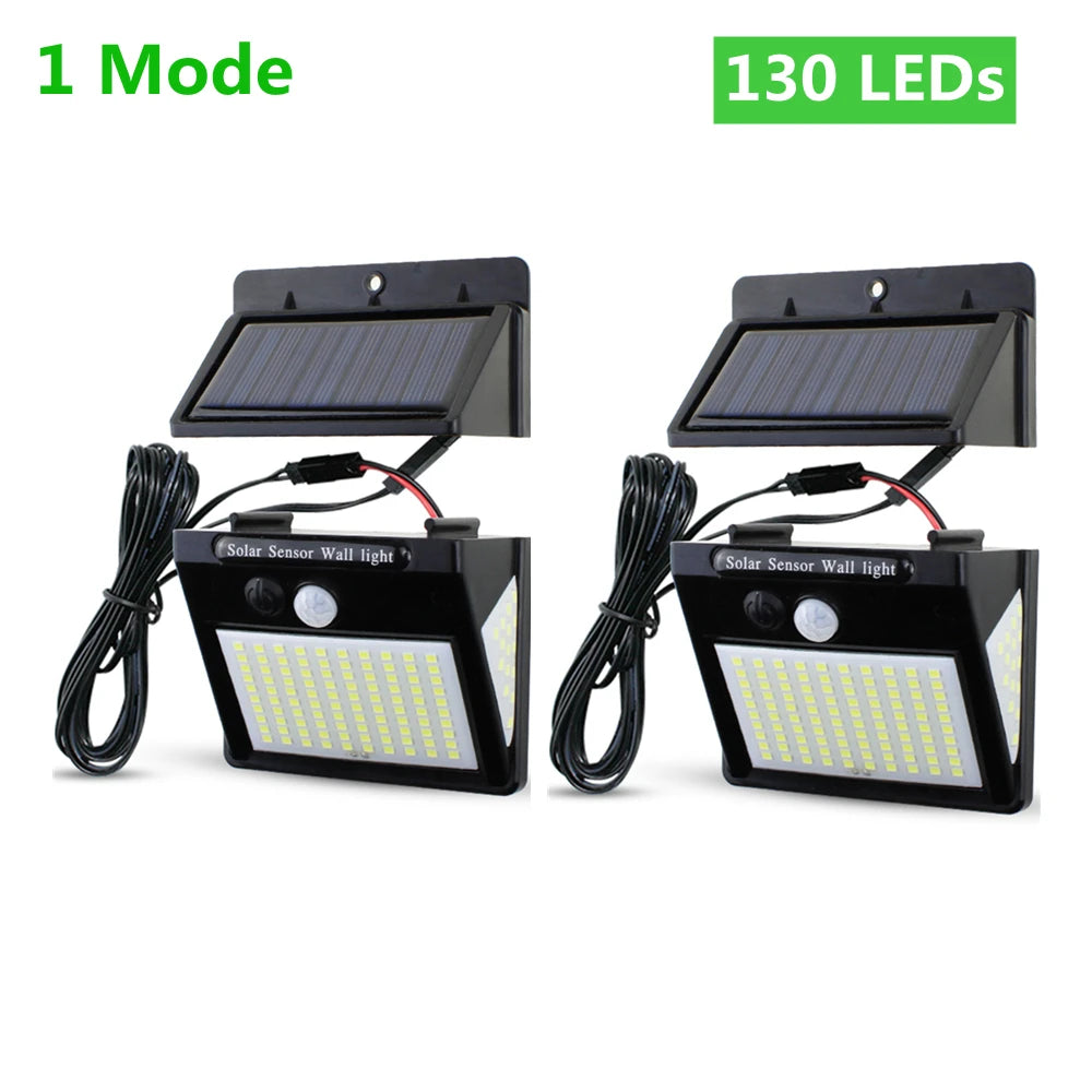 Titre produit : Projecteur Solaire Extérieur 100/144 LED – Éclairage Sécurisé avec Détecteur de Mouvement