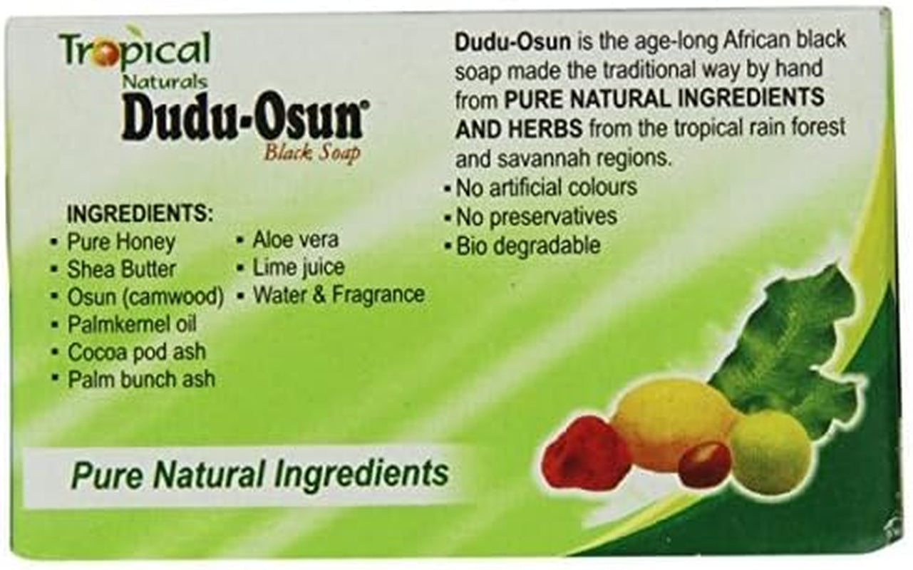 Dudu Osun – Pack de 6 Savons Noirs Africains Naturels – Nettoyant, Nourrissant & Protecteur