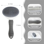 Peigne autonettoyant pour enlever les poils d'animaux, brosse pour chat, peigne pour enlever les poils d'animaux, brosses de toilettage, peignes pour chiens, accessoires pour chats