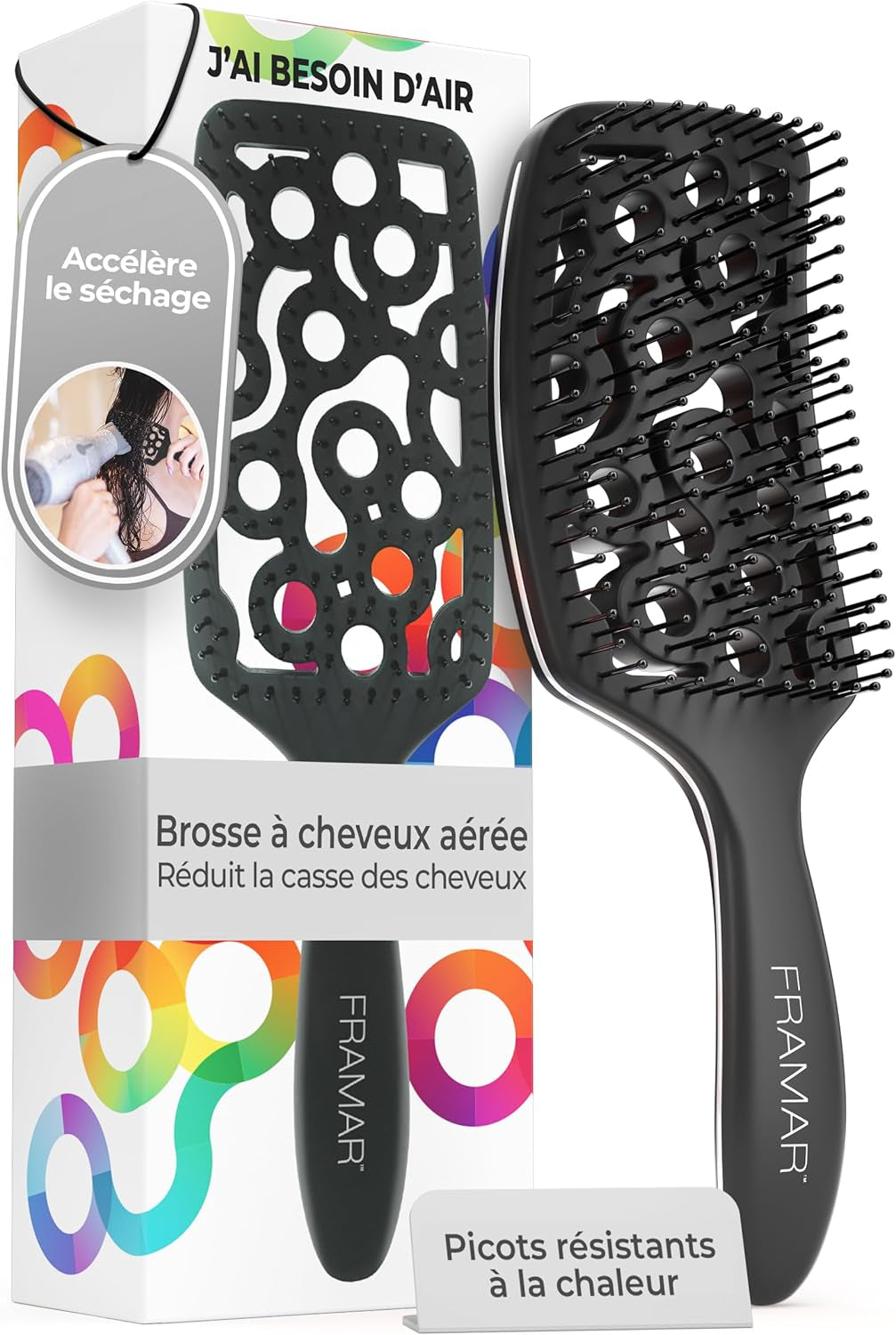 Brosse Demelante Cheveux Bouclés