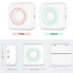 Imprimante Thermique Portable Mini – 203dpi, Bluetooth, Sans Encre